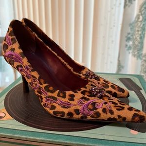 Diego di Lucca Leopard Heels